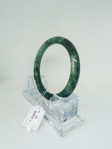 Grade A Natural Jade Bangle with certificate #36579