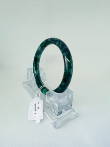 Grade A Natural Jade Bangle with certificate #36580