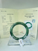 Load image into Gallery viewer, Grade A Natural Jade Bangle with certificate #36400

