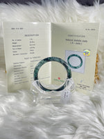 Load image into Gallery viewer, Grade A Natural Jade Bangle with certificate #36574

