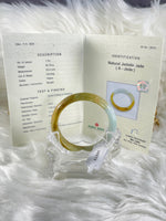 Load image into Gallery viewer, Grade A Natural Jade Bangle with certificate #36573
