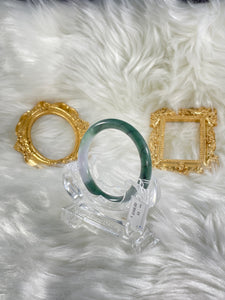 Grade A Natural Jade Bangle with certificate #36398