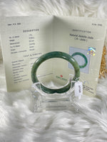Load image into Gallery viewer, Grade A Natural Jade Bangle with certificate #37150
