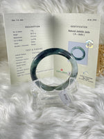 Load image into Gallery viewer, Grade A Natural Jade Bangle with certificate #37157
