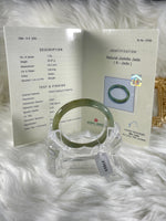 Load image into Gallery viewer, Grade A Natural Jade Bangle with certificate #37059
