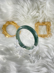 Grade A Natural Jade Bangle with certificate #37159