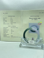 Load image into Gallery viewer, Grade A Natural Jade Bangle with certificate #36981
