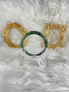 Grade A Natural Jade Bangle with certificate #37082