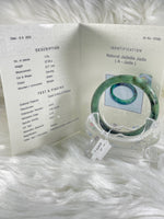 Load image into Gallery viewer, Grade A Natural Jade Bangle with certificate #37082
