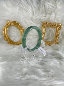 Grade A Natural Jade Bangle with certificate #37081