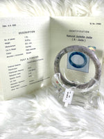 Load image into Gallery viewer, Grade A Natural Jade Bangle with certificate #37083

