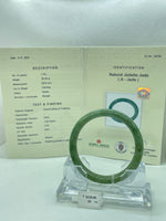 Load image into Gallery viewer, Grade A Natural Jade Bangle with certificate #36975
