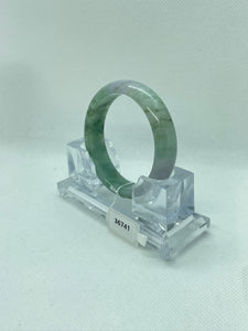 Grade A Natural Jade Bangle with certificate #36741