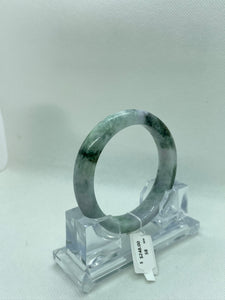 Grade A Natural Jade Bangle with certificate #36985