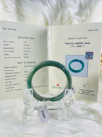 Load image into Gallery viewer, Grade A Natural Jade Bangle with certificate #37091
