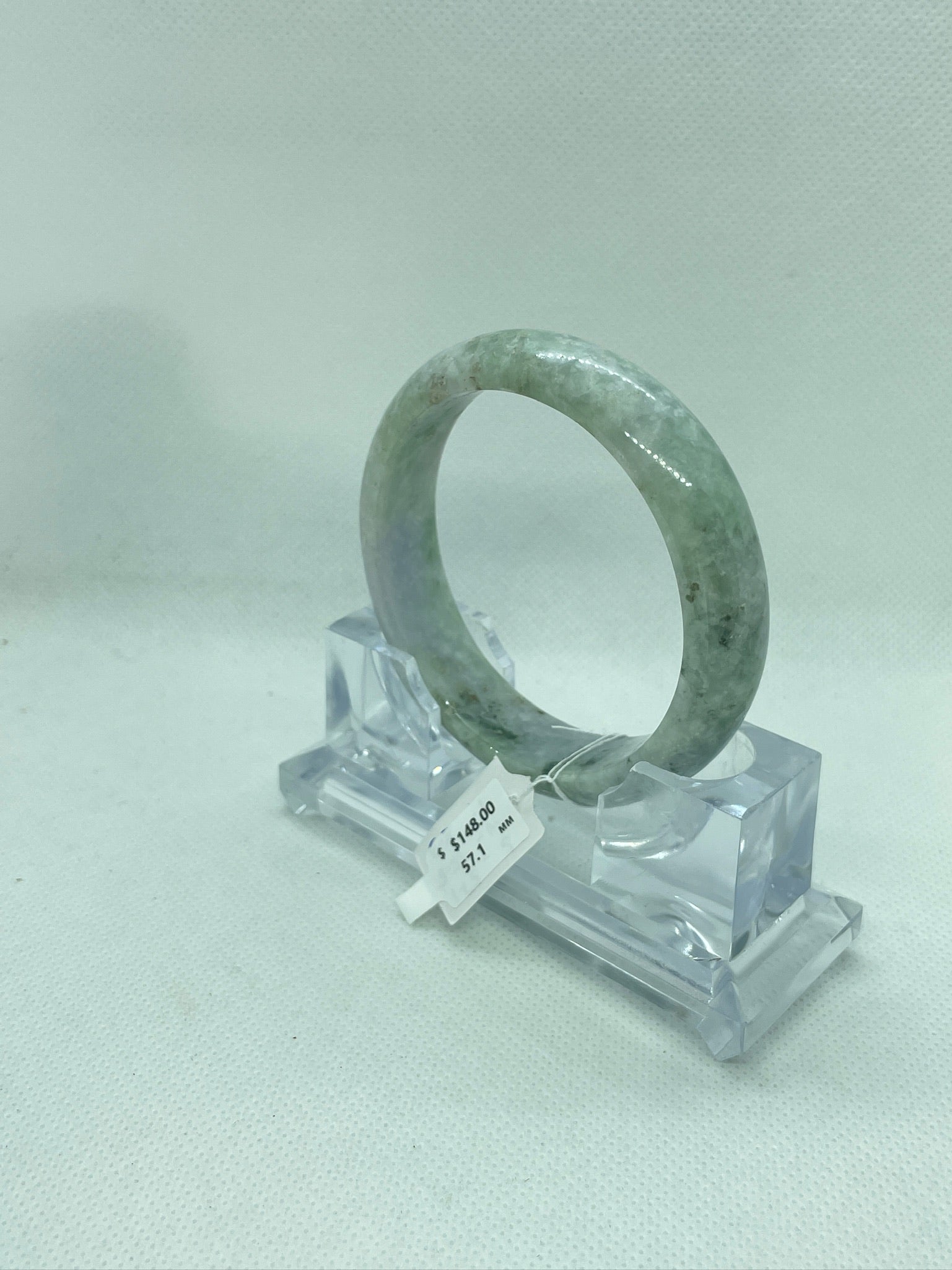 Grade A Natural Jade Bangle with certificate #277