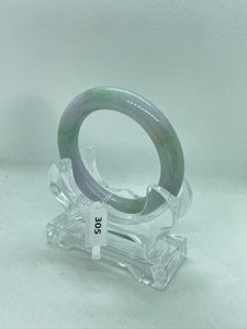 Grade A Natural Jade Bangle with certificate #305