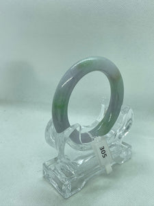 Grade A Natural Jade Bangle with certificate #305