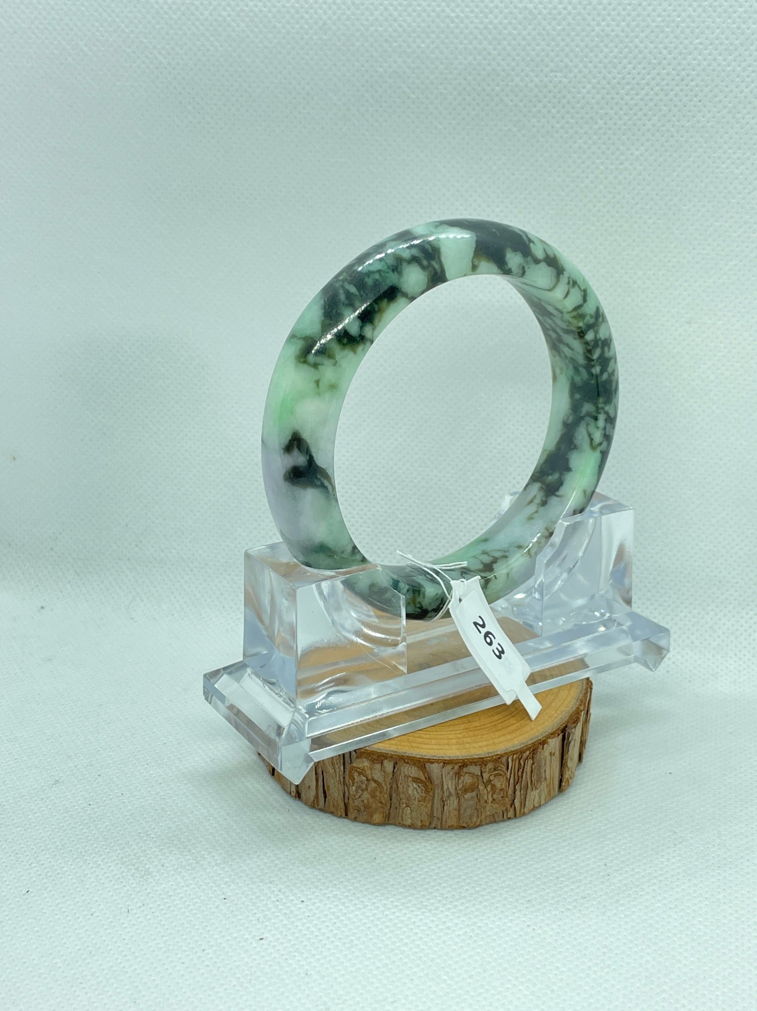Grade A Natural Jade Bangle without certificate #263