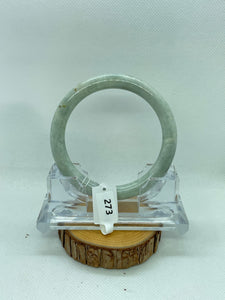 Grade A Natural Jade Bangle with certificate #273