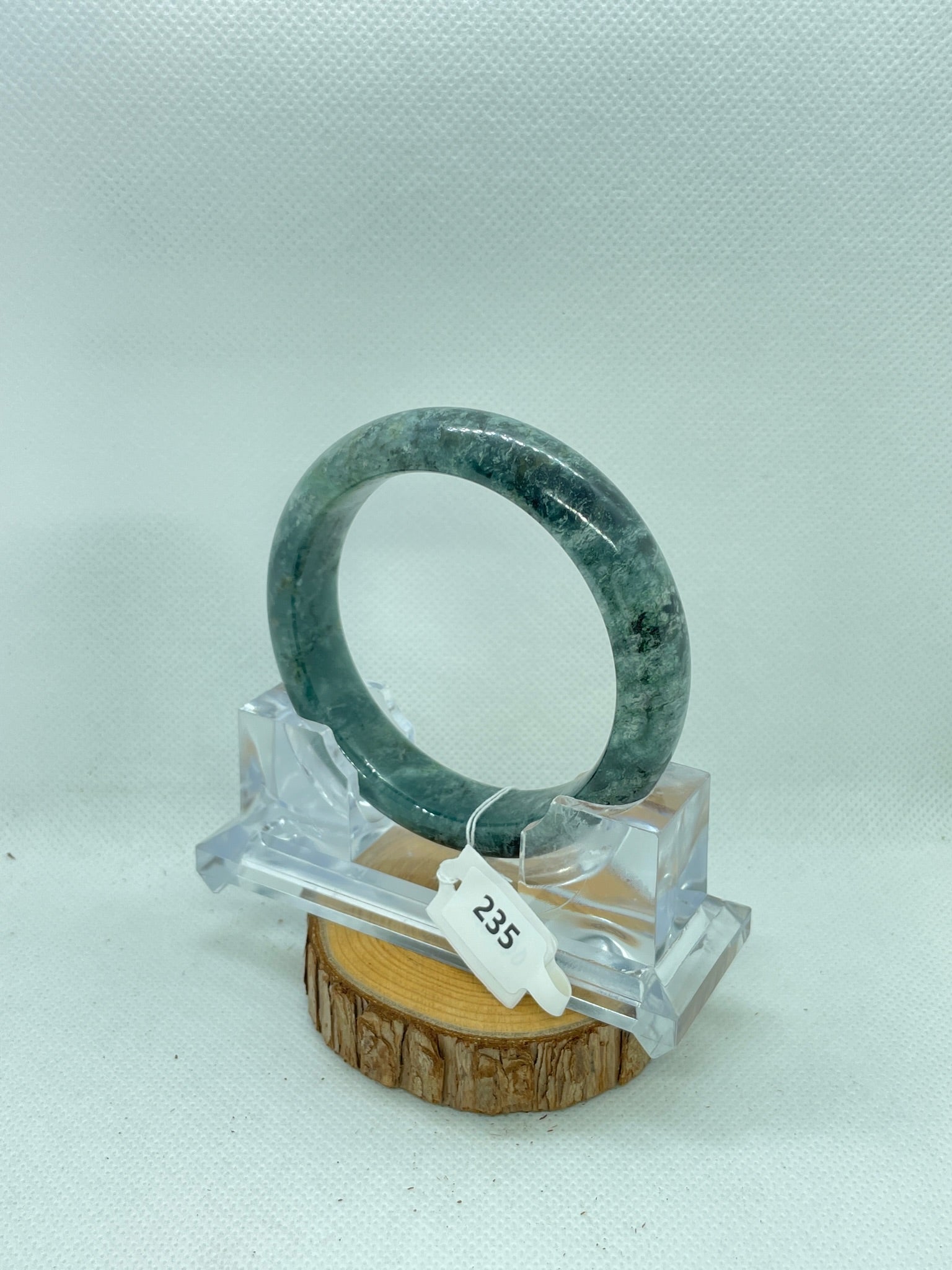 Grade A Natural Jade Bangle without certificate #235