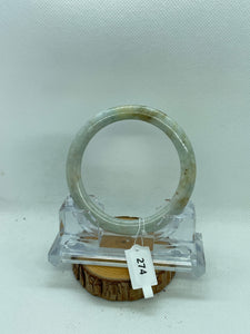 Grade A Natural Jade Bangle with certificate #274
