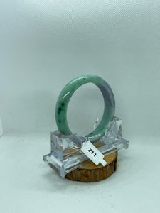 Grade A Natural Jade Bangle with certificate #211