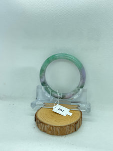 Grade A Natural Jade Bangle with certificate #291