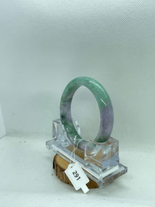 Grade A Natural Jade Bangle with certificate #291