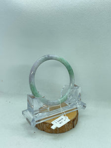 Grade A Natural Jade Bangle with certificate #225