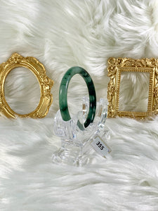 Grade A Natural Jade Bangle with certificate #355