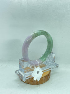 Grade A Natural Jade Bangle with certificate #207