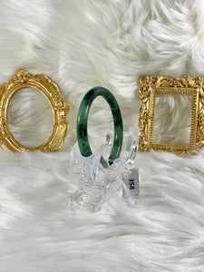 Grade A Natural Jade Bangle with certificate #358