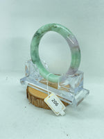 Load image into Gallery viewer, Grade A Natural Jade Bangle with certificate #206
