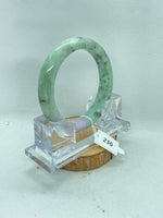 Load image into Gallery viewer, Grade A Natural Jade Bangle with certificate #230

