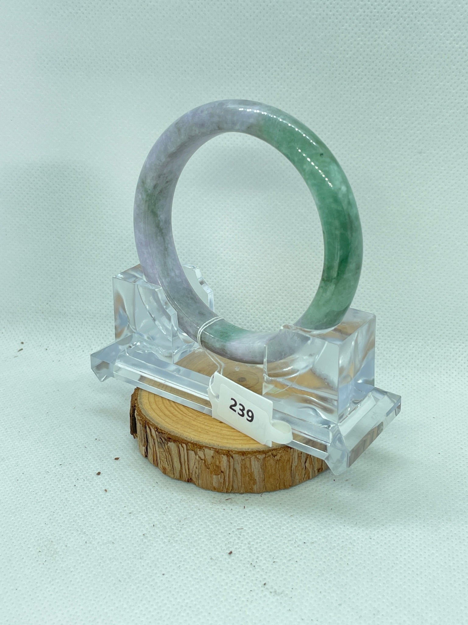 Grade A Natural Jade Bangle without certificate #239