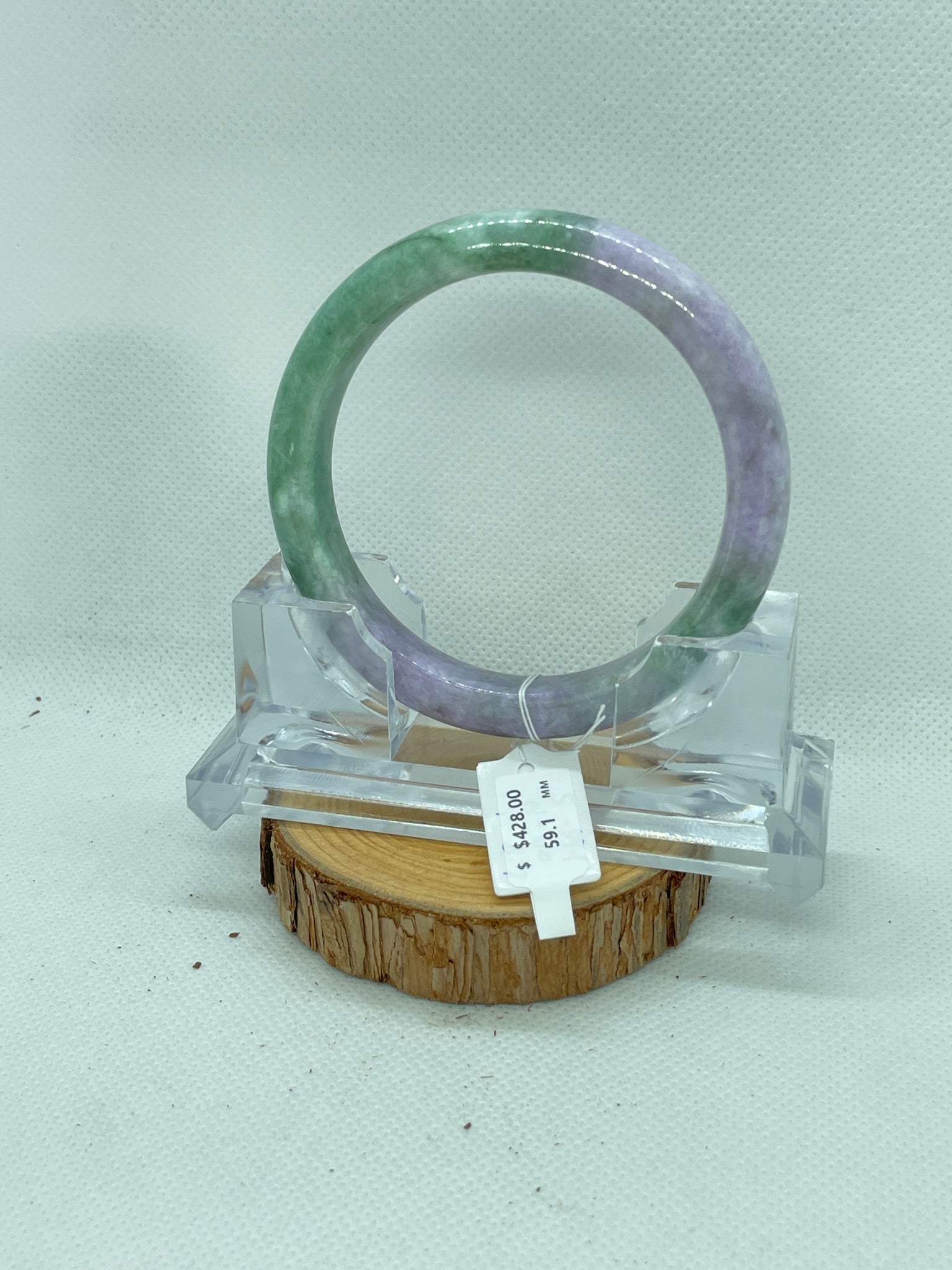 Grade A Natural Jade Bangle without certificate #241