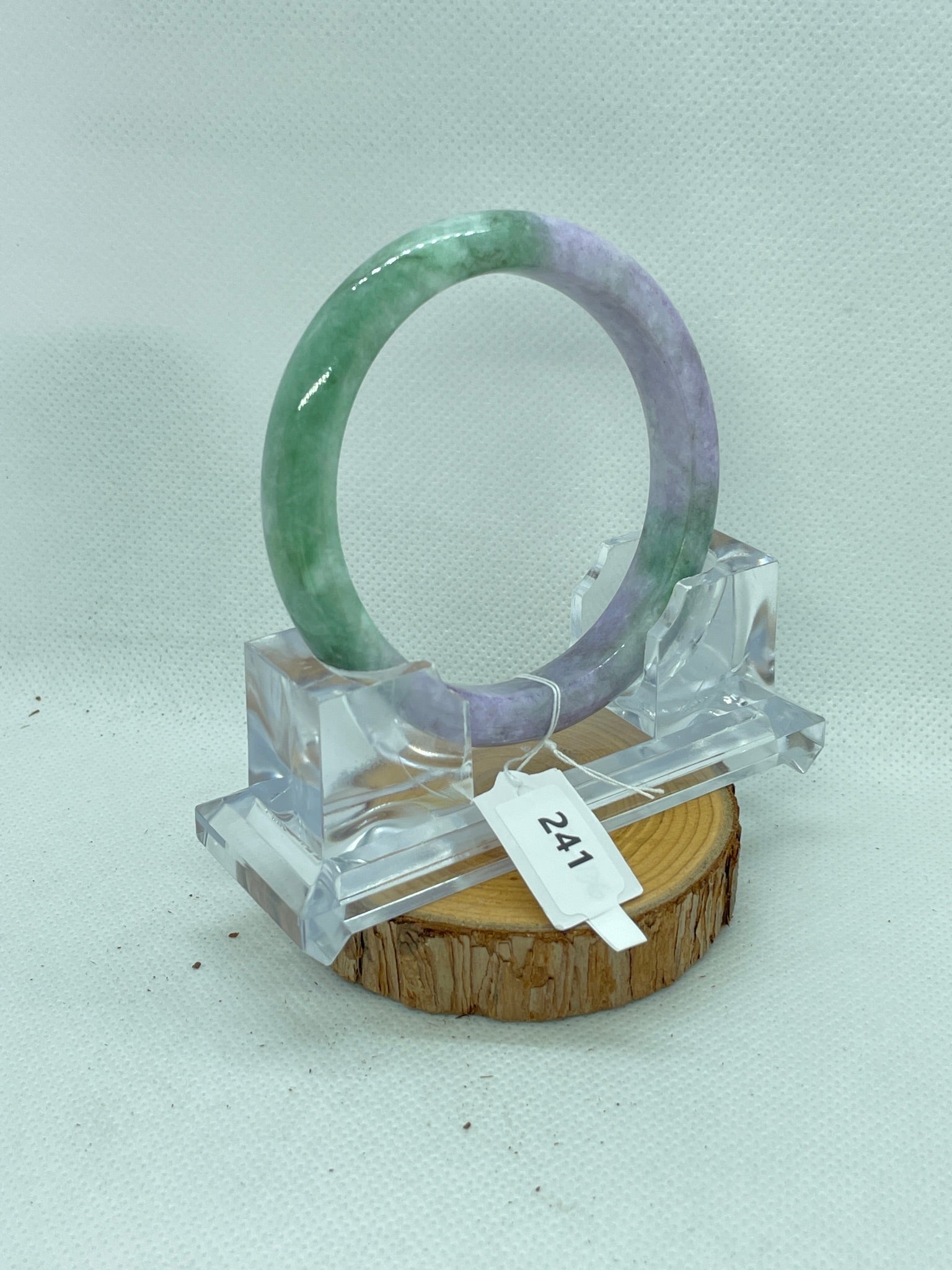 Grade A Natural Jade Bangle without certificate #241