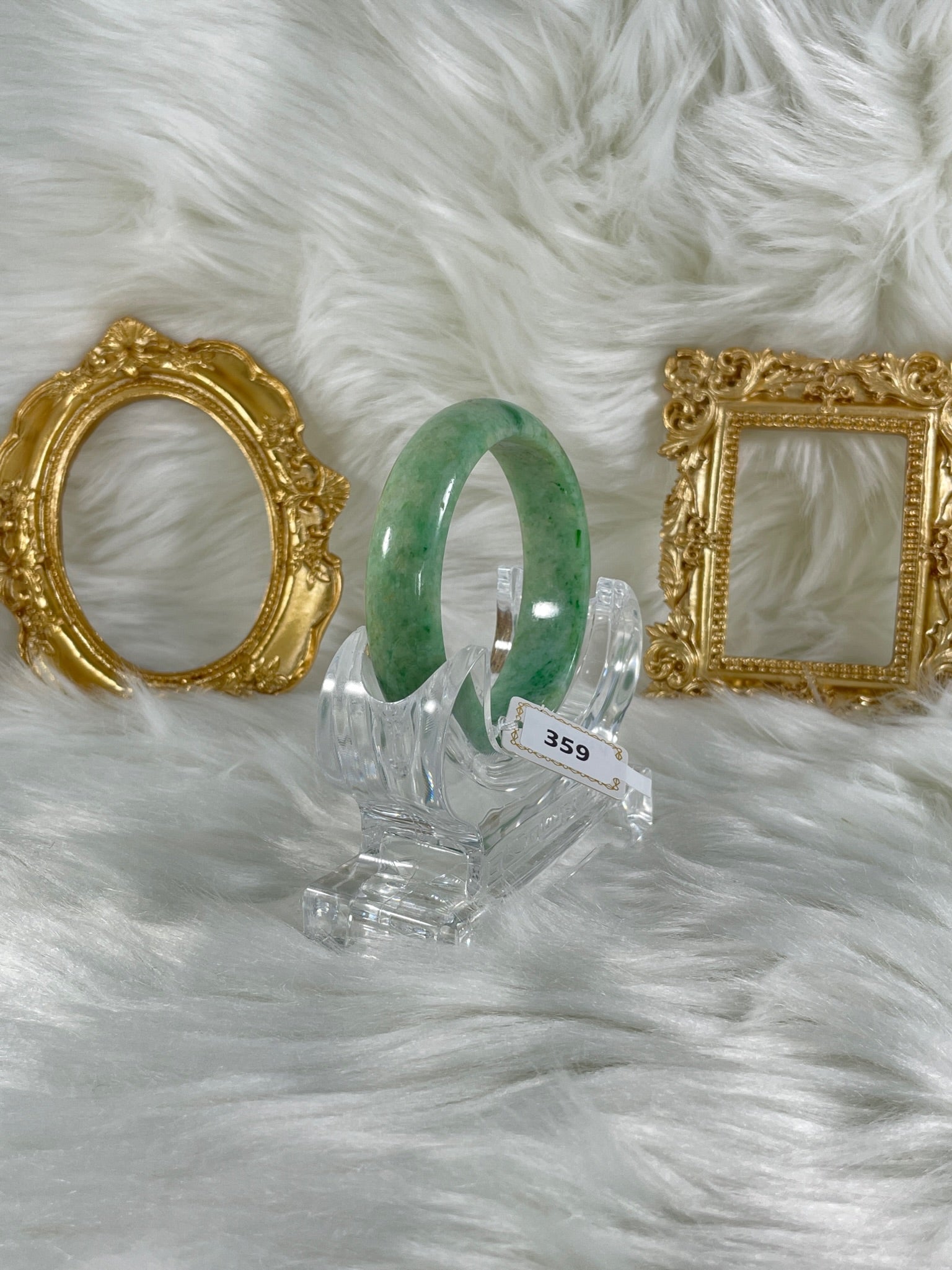Grade A Natural Jade Bangle without certificate #359