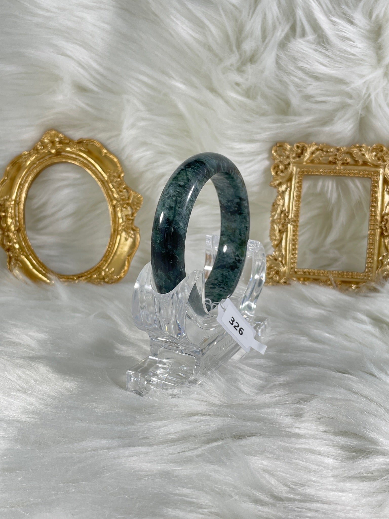 Grade A Natural Jade Bangle without certificate #326