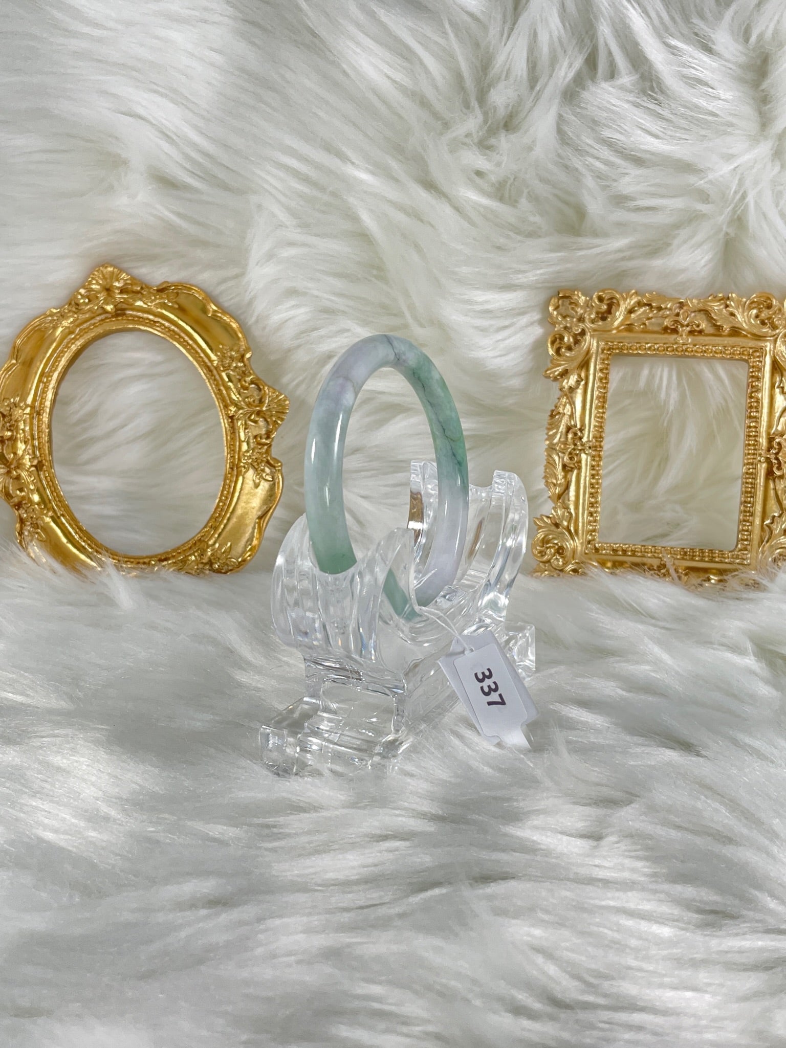Grade A Natural Jade Bangle without certificate #337
