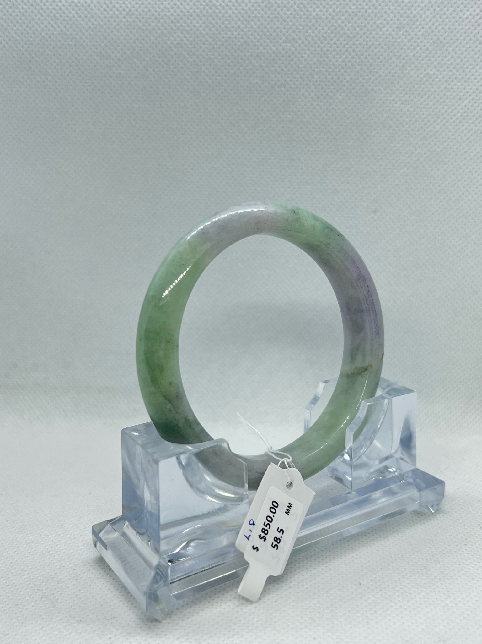 Grade A Natural Jade Bangle with certificate #314