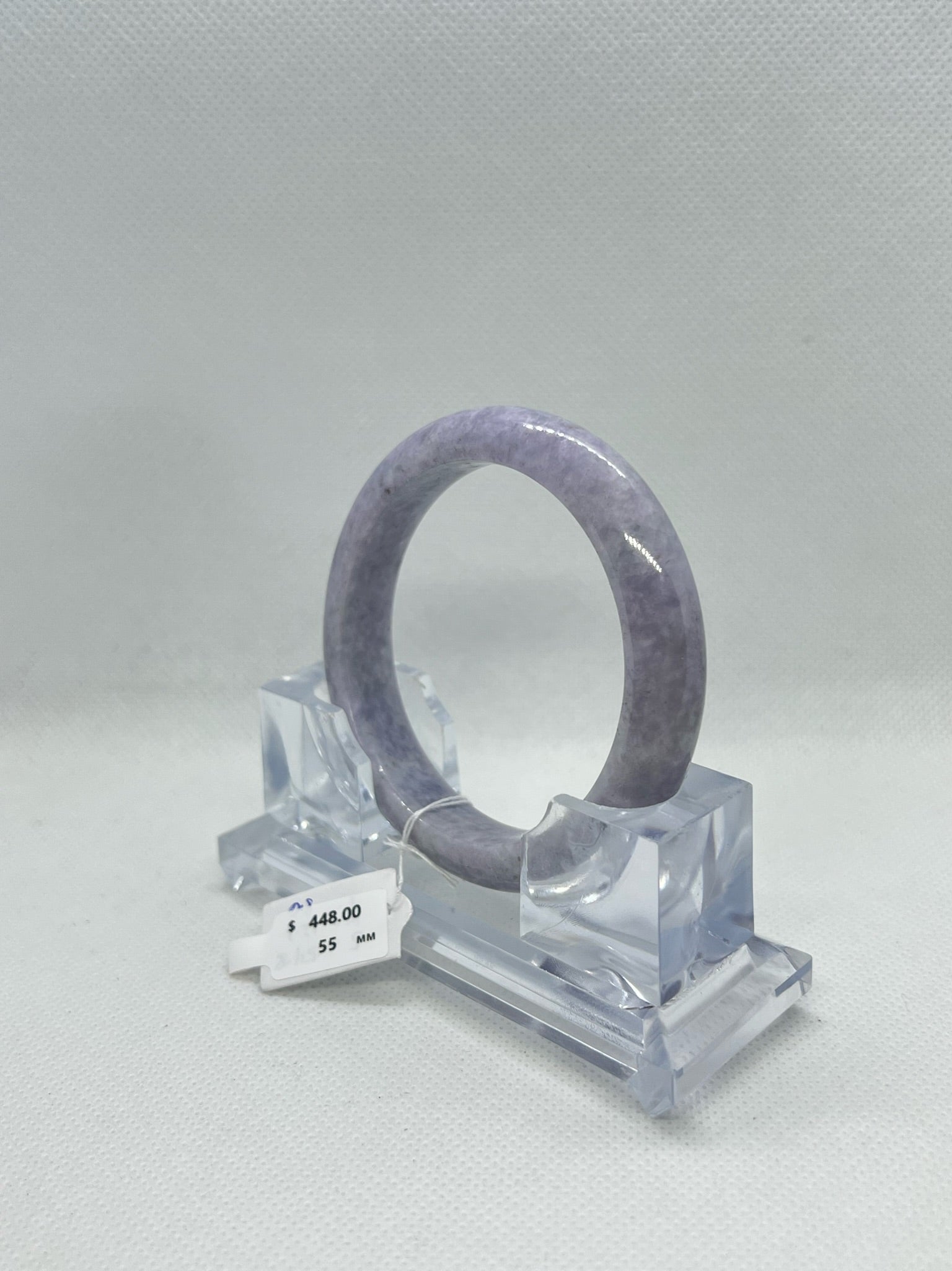 Grade A Natural Jade Bangle with certificate #322