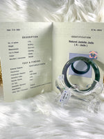 Load image into Gallery viewer, Grade A Natural Jade Bangle with certificate #36914
