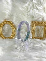 Load image into Gallery viewer, Grade A Natural Jade Bangle with certificate #196
