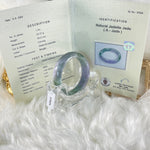 Load image into Gallery viewer, Grade A Natural Jade Bangle with certificate #37024
