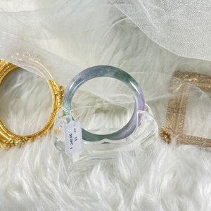 Grade A Natural Jade Bangle with certificate #37024