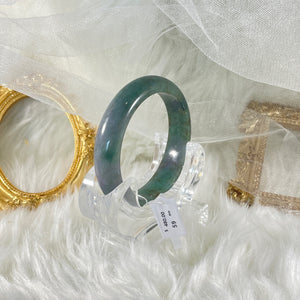 Grade A Natural Jade Bangle with certificate #36334