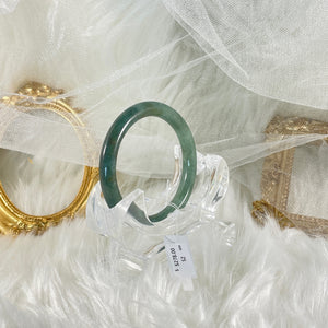 Grade A Natural Jade Bangle with certificate #36475