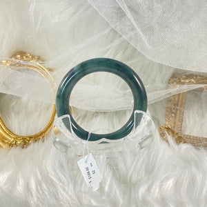 Grade A Natural Jade Bangle with certificate #36481